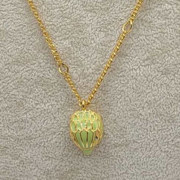Kurt Geiger Jewelry - Kurt Geiger Green Enamel Eagle Gold Tone Pendant Necklace NWT!  NEW!